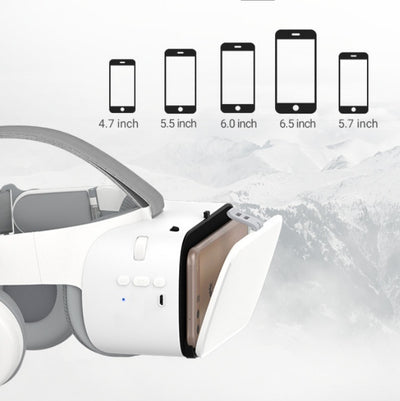 Bobo vr z6 3d glasögon bluetooth virtual reality google kartong trådlös vr headset hjälm för