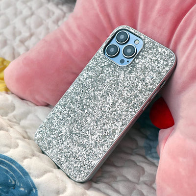 Compatible with Iphone Case,Crystal Diamond Glitter Bling Sparkly Soft Shockproof Cover for Women Girls Phone Case (Blue,Iphone 12 Pro)