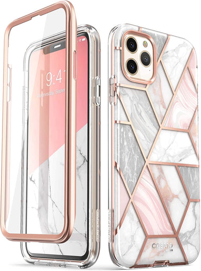 Cosmo Series Case for Iphone 11 Pro Max 2019 Release, Slim Full-Body Stylish Protective Case with Built-In Screen Protector (Marble)